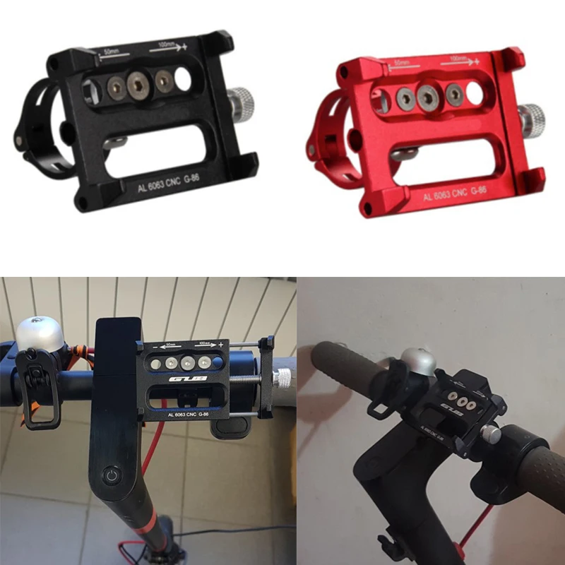 Открытый алюминиевый сплав Электрический скутер держатель мобильного телефона