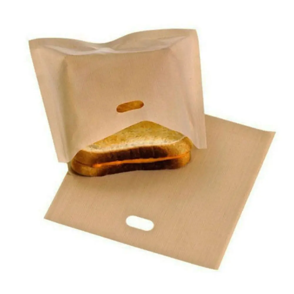 5 шт. сэндвич тосты Упакованные мешоки с антипригарным покрытием многоразовые