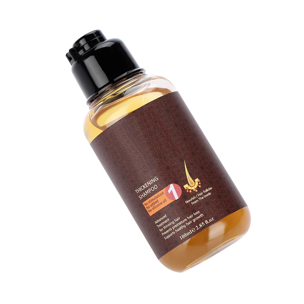 100 мл Профессиональный уход за волосами утолщенный шампунь для роста волос
