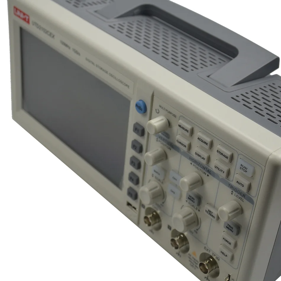 Высокая точность UNI-T UTD2052CEX/UTD2102CEX цифровой хранения осциллографы 2 канала 100 МГц 1Gs/a Scopemeter 7 дюймов ЖК-дисплей