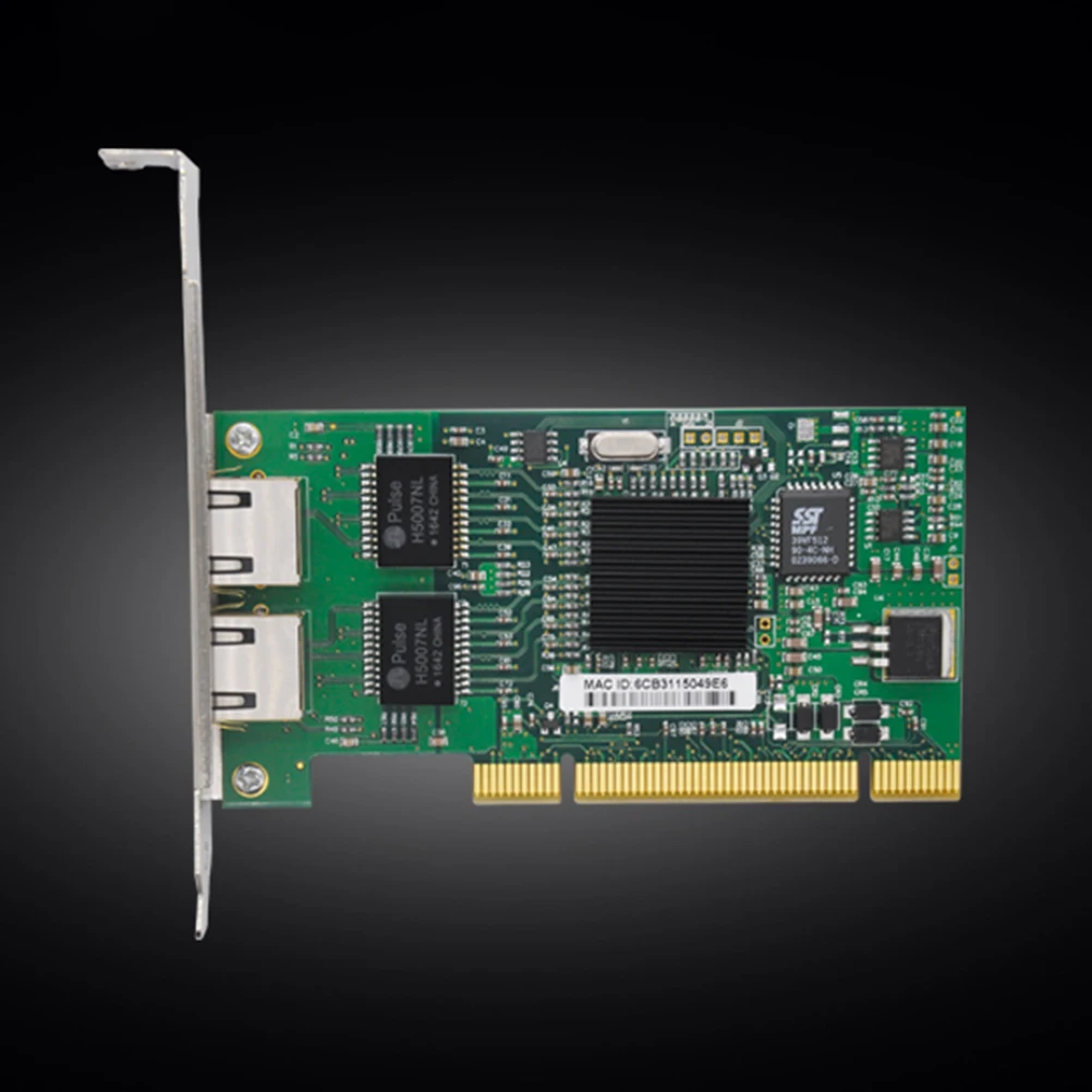 Intel 82546 PRO/1000 MT двухпортовый серверный адаптер 8492MT 1000 Мбит/с PCI сетевая карта низкопрофильный драйвер CD