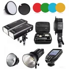 Godox AD200 400 Вт стробоскопическая вспышка Speedlite для камеры Canon Sony Nikon Fujifilm с беспроводным триггером Xpro-N Wотражателем wдержателем