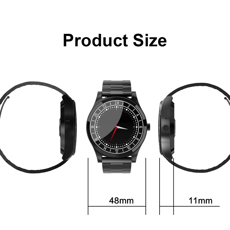 LYKRY Bluetooth Смарт часы для мужчин наручные вызова сердечного ритма приборы