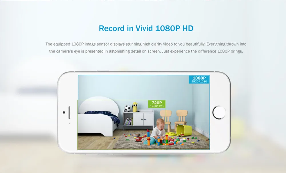 SANNCE 1080P Камера Безопасности умная Беспроводная ip-камера с поворотом/наклоном, мобильным нажатием и оповещением по электронной почте и многое другое