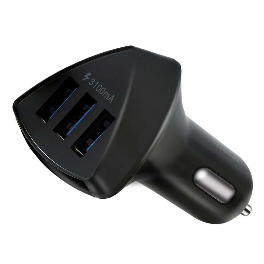 Тройной 3 портовый USB 0 Автомобильное зарядное устройство 5 В/3 1 а быстрый адаптер