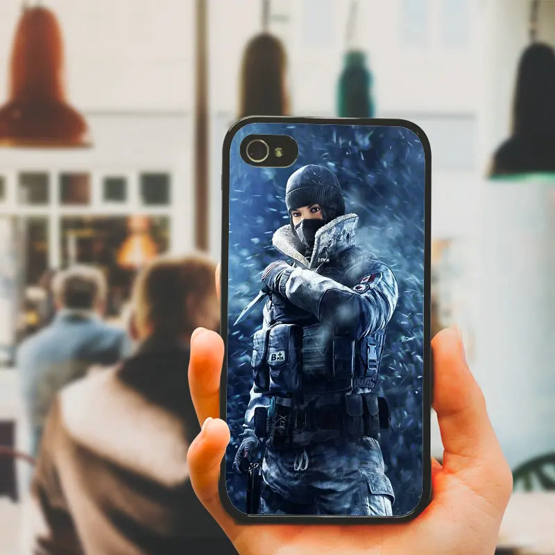 Cell Phone Cases Hard Plastic Cover for iphone 8 7 6 6S Plus X XR XS Max 5S 5 SE 4 4S Case Rainbow Six Siege Operation |
