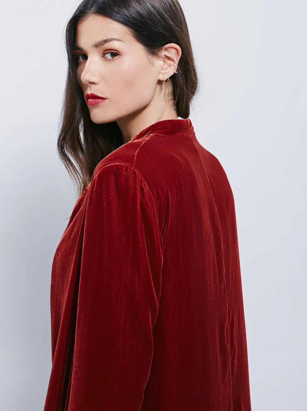 Куртка женская осенне зимняя куртка с длинным рукавом открытая стежка