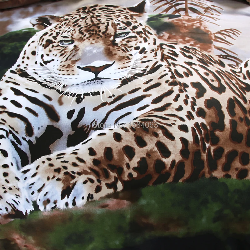 Luxury brand 3d bedding sets double white tiger dolphin horse quilts duvet cover bed linen roupa de cama | Дом и сад