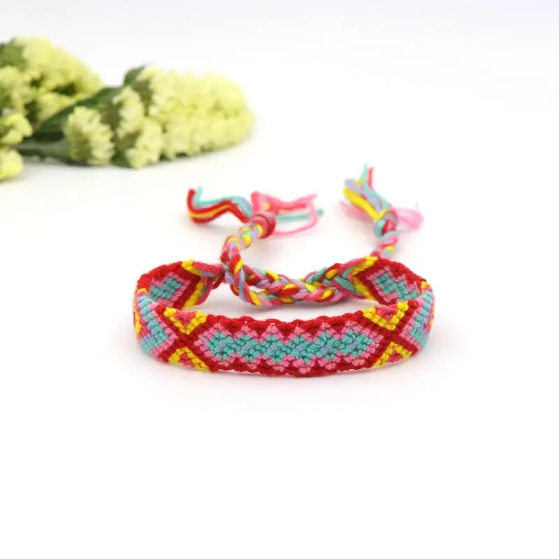 Плетеная нить из хлопка ручной работы в этническом и индийском стиле|bracelets for|wrap