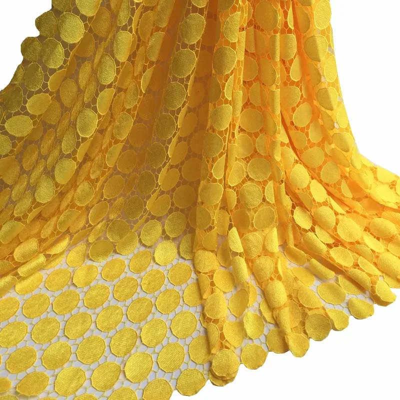 Африканский шнурок ткани Моды стиль вышитые гипюр кружева высокое качество