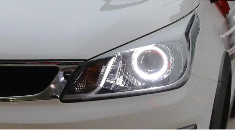 1set Bumper head lamp for KIA K2 Headlight~2019y car accessories,Front light for kia k2 rio headlamp fog