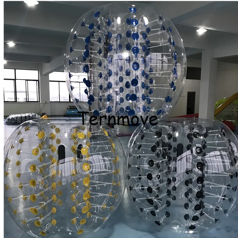 Воздушный бампер шар зорб прозрачный человеческий с точкой Спортивная игрушка