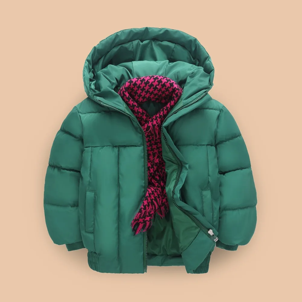 2018 новая детская зимняя верхняя одежда теплые куртки для маленьких мальчиков и