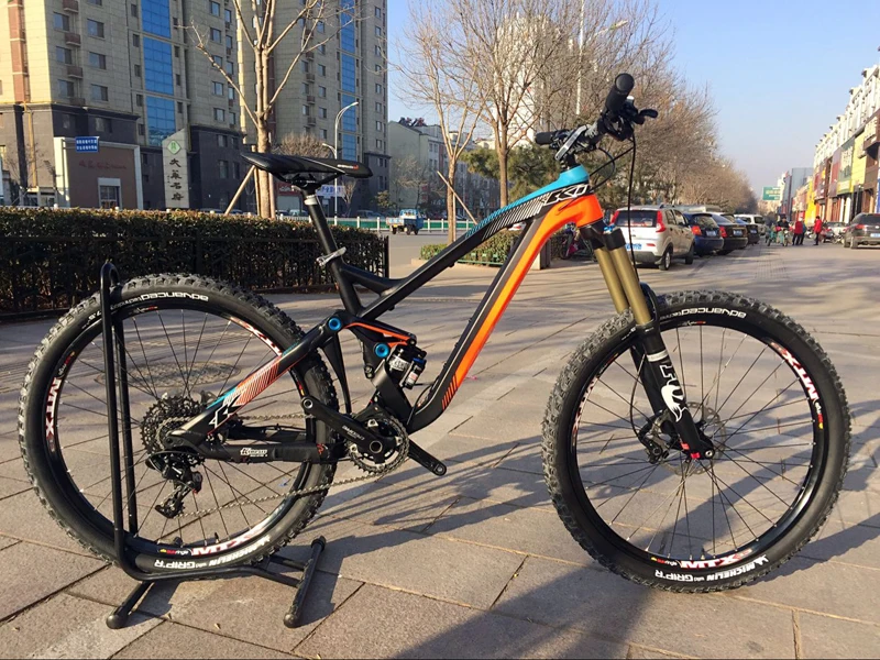 KINESIS TFM636 27,5 650B мягкий хвост горный велосипед Подвеска велосипедная стойка AM ENDURO 6061 Алюминиевая велосипедная Рама