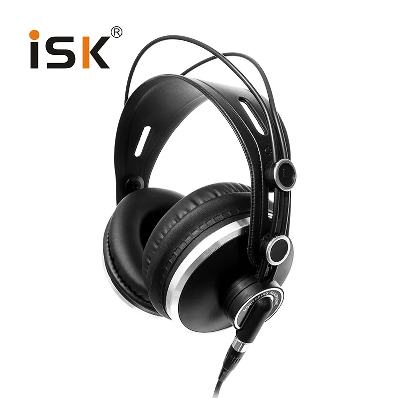 Фирменные оригинальные наушники ISK HP 980 профессиональная студийная DJ гарнитура с