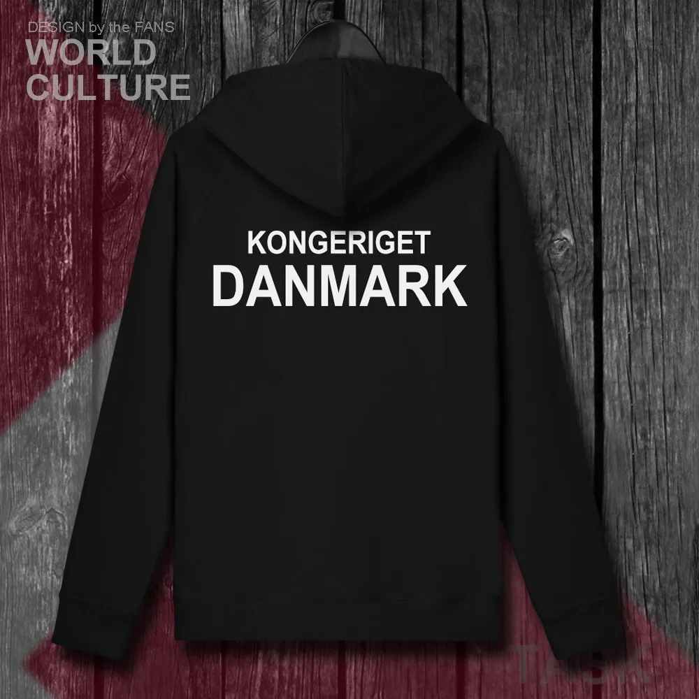 Дания Датский Danmark DK DNK мужские флисовые толстовки на молнии зимние трикотажные