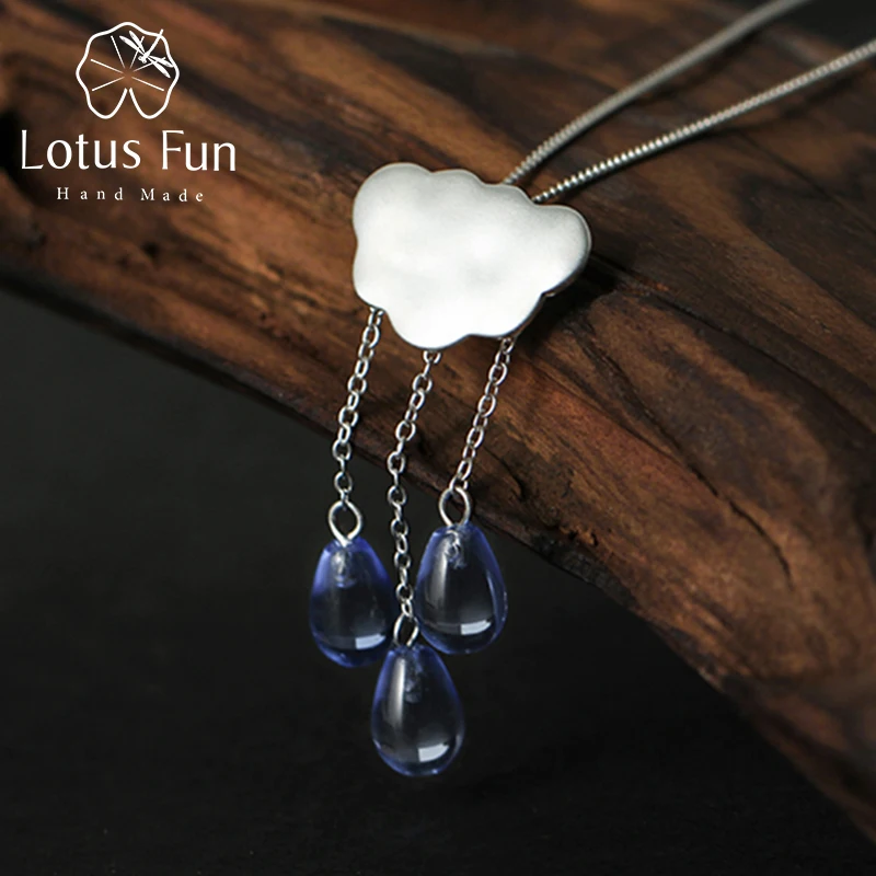 Женский этнический кулон с длинными кисточками Lotus Fun изящный без ожерелья