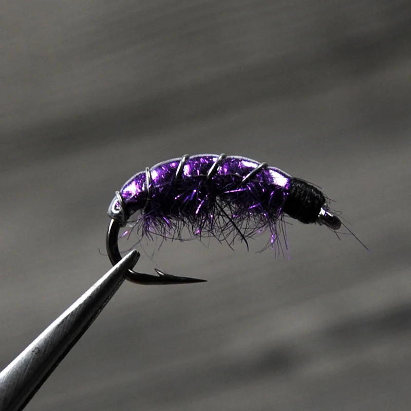 6 шт.#6 рыболовные крючки в виде мухи для ловли форели приманки Scud Shrimps Scud Cezch Fly Fishing Fly Nymphs несколько цветов