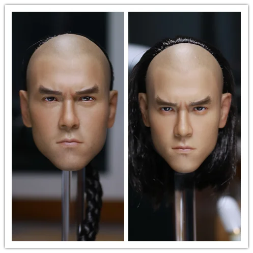 Estartek 1/6 герои имеют мечты династии Цин Huang Feihong Eddie Peng голова лепить для 12 дюймов