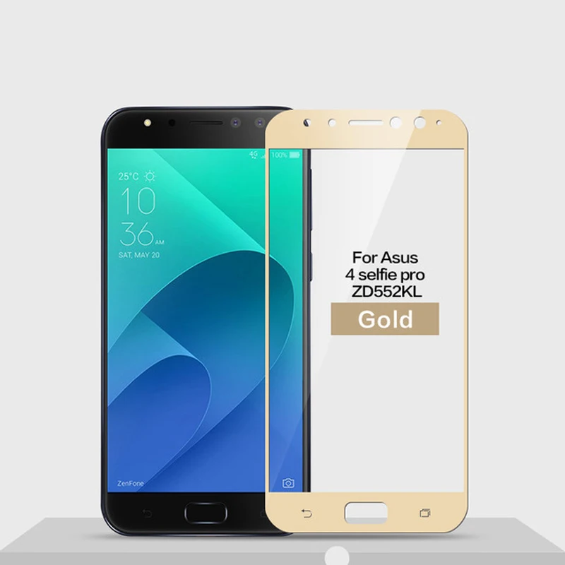 3D закаленное стекло для Asus zenfone 4 selfie pro ZD552KL полное покрытие экрана Защитная пленка для ASUS ZD552KL