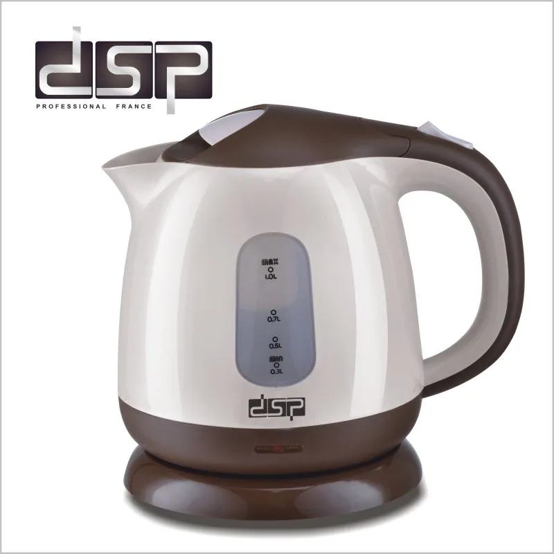 DSP KK1001 Электрический чайник черный анти-сухой кипящий аппарат автоматический для
