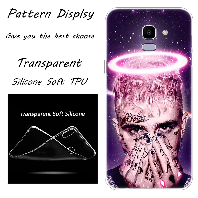 Горячая Lil открытым Rap хип силиконовый чехол для телефона для samsung Galaxy J8 J6 J4 J2 Core J5 J6 J7 Prime J3 ЕС J4 plus Мода - Цвет: 006