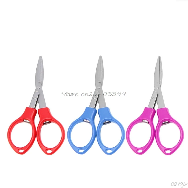 Складной брелок из нержавеющей стали рыболовные ножницы мини-инструмент для