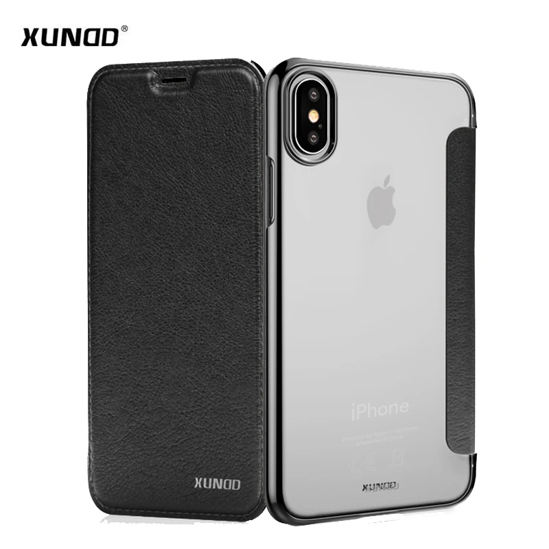 Чехол для Телефона iPhone X Xundd роскошный брендовый Ультратонкий чехол книжка из