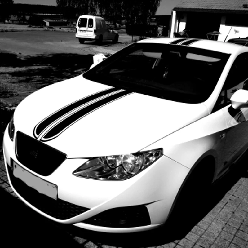 Универсальная устойчивая к царапинам Автомобильная наклейка на капот 130 см x 11