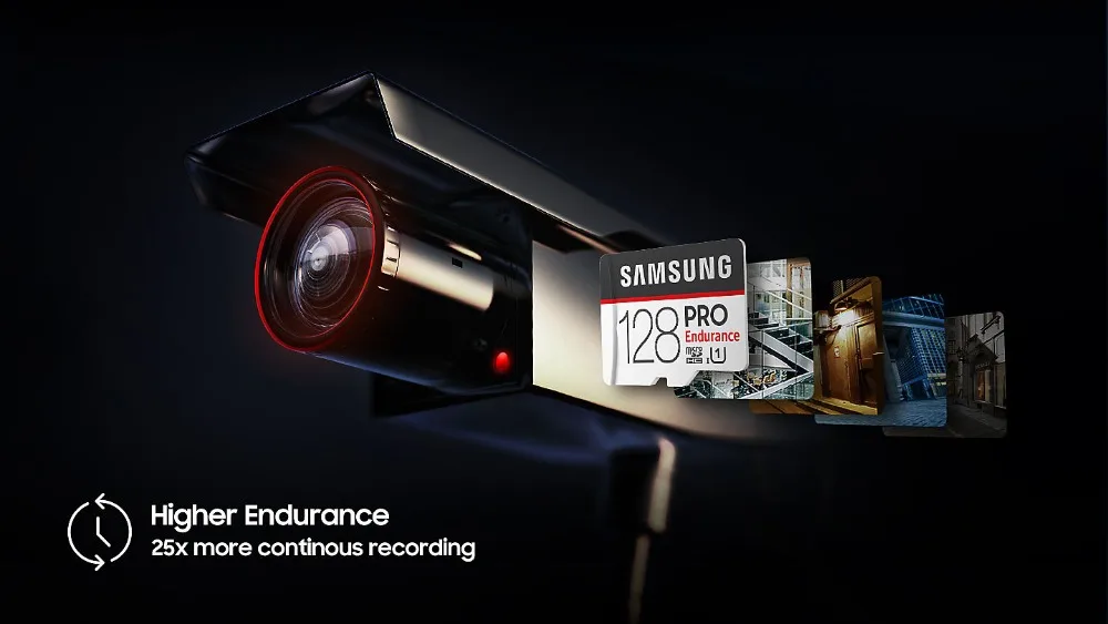 SAMSUNG PRO Endurance слот для карт памяти 256G 128 Гб 64 Гб оперативной памяти, 32 Гб встроенной памяти, 100 МБ/с. Micro SD TF карты флэш памяти