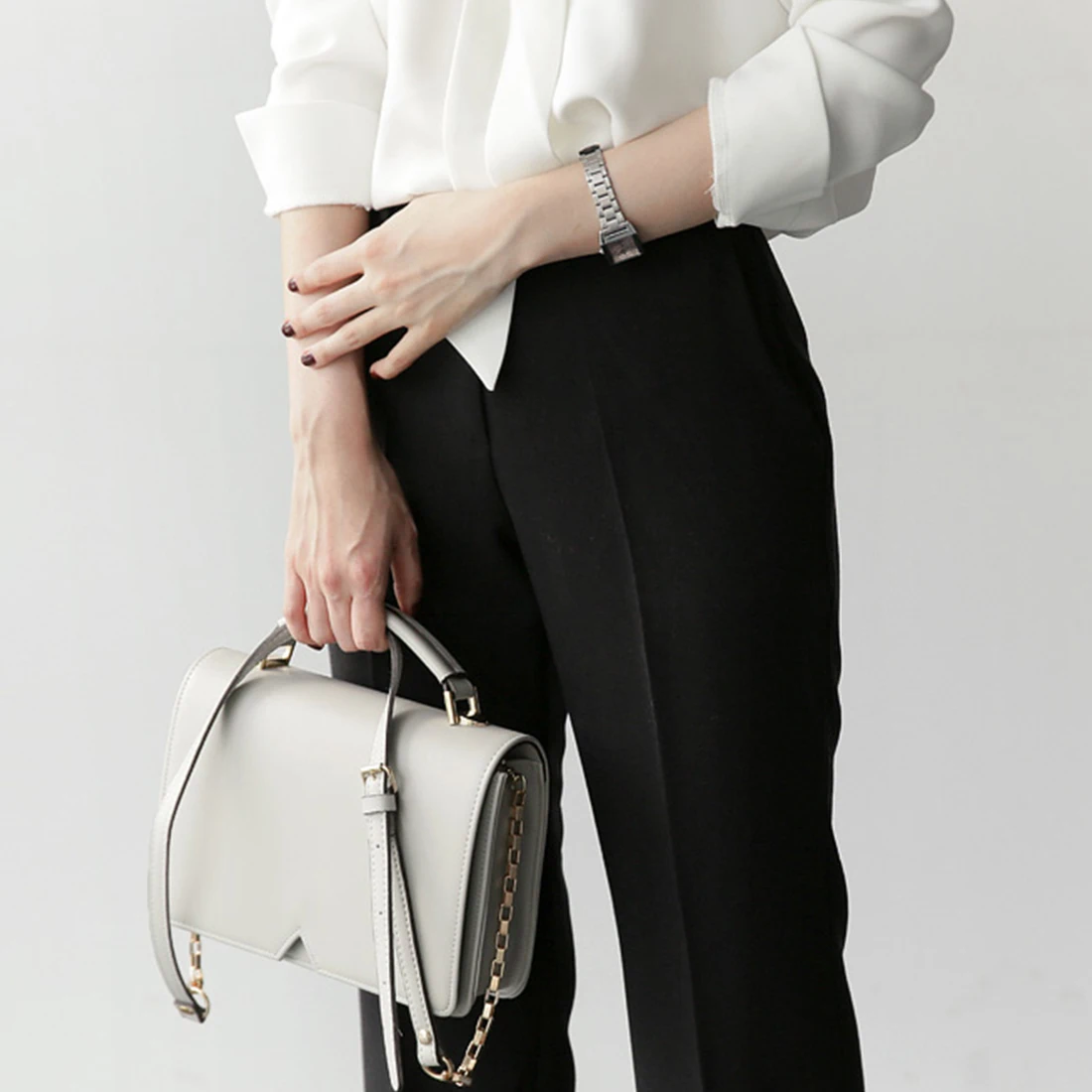 Летняя женская мода с длинным рукавом v образный вырез бант шифоновая Свободная