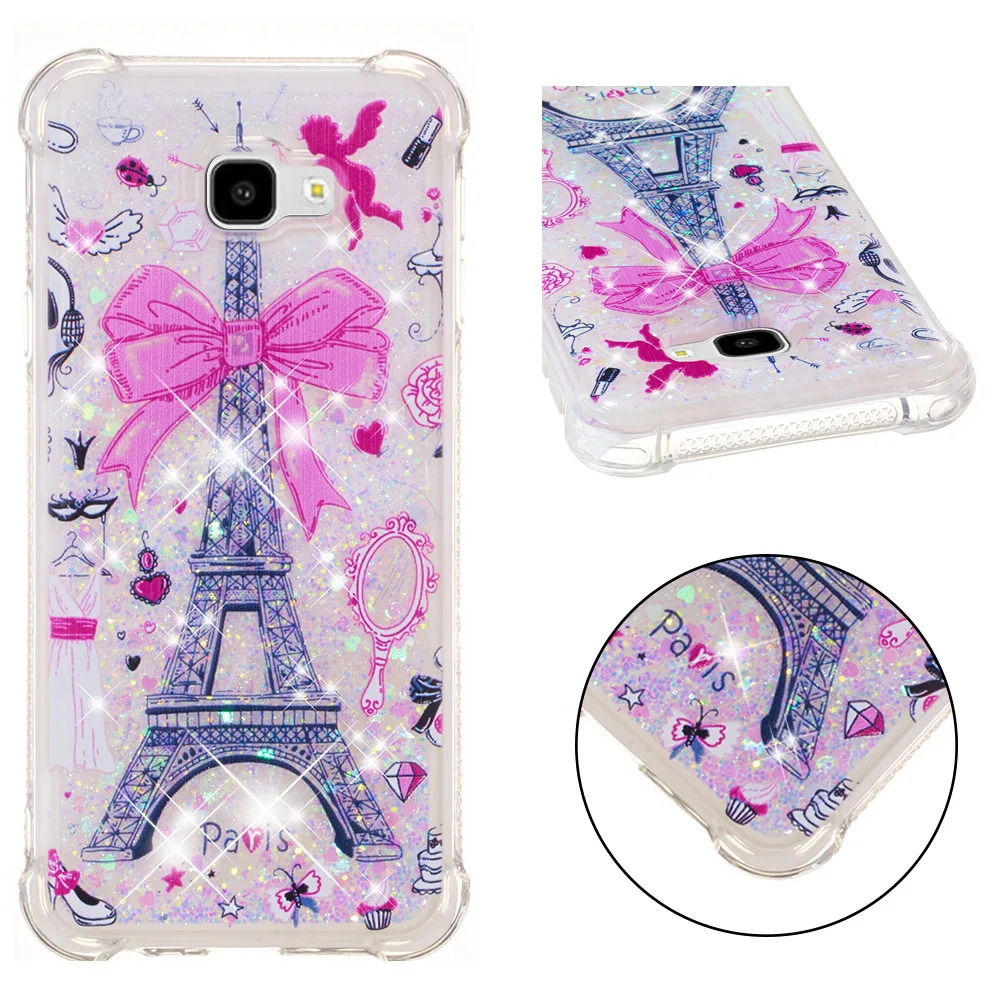 Жидкий 3D чехол с единорогом для Samsung Galaxy J4 Plus 2018 J6 Prime S9 S10e S10 Etui Hoesjes|Бамперы| |
