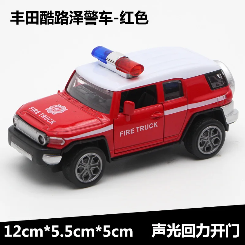 01FT 119 red 1:36 Масштаб пожарная машина полицейский автомобиль металлическая машина оттяните назад литье под давлением модель игрушки автомобиль игрушки для детей hotwheeling - Цвет: 01FT 119 red