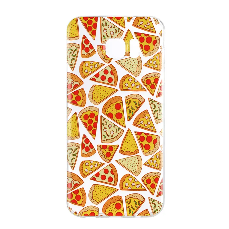 Luxury cartoon silicone case for Samsung galaxy S7 edge CASE COVER ultra soft new fruit fashion cover Galaxy Fundas |