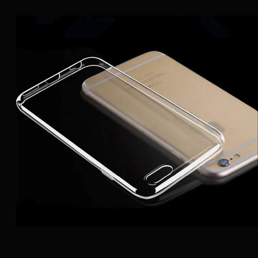 Прозрачный силиконовый чехол для iPhone 4 4S 5 5S SE 6 6s 7 8 Plus мягкий прозрачный из ТПУ X 10