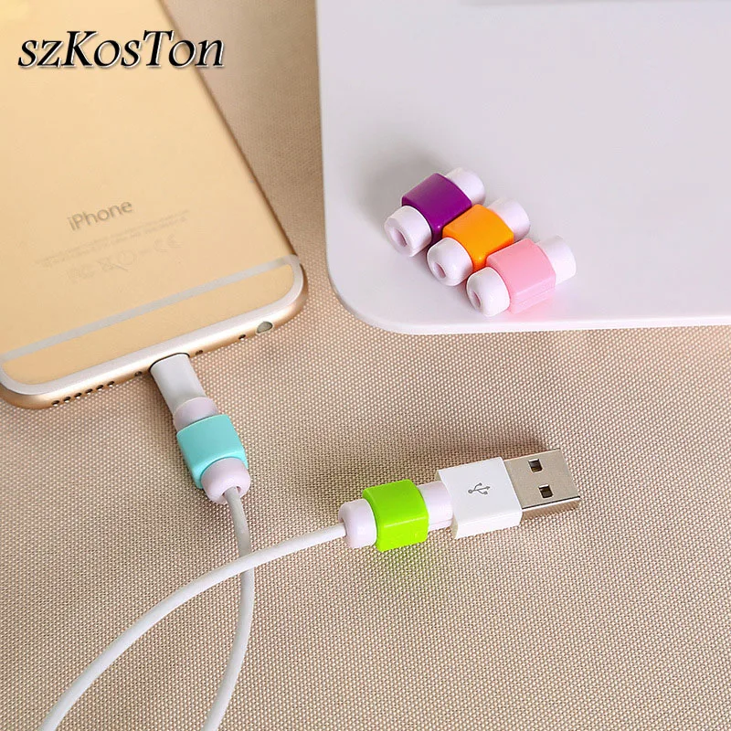 20 шт/1 шт./лот USB протектор для кабеля передачи данных Шнур защитный чехол iPhone