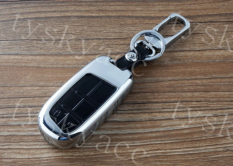 Чехол для ключей из сплава чехол Jeep Grand Cherokee Compass Dodge Journey аксессуары умный с 2