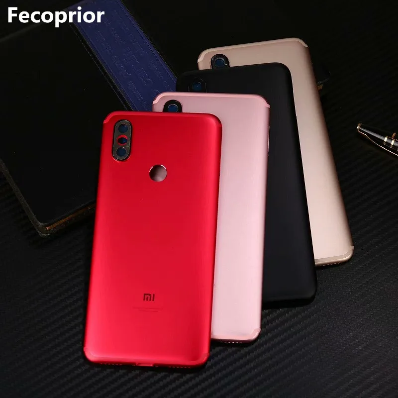 Корпус для Xiaomi mi A2 mi A2 mi 6X металлическая задняя крышка для батареи Чехол для мобильного телефона запасные части чехол