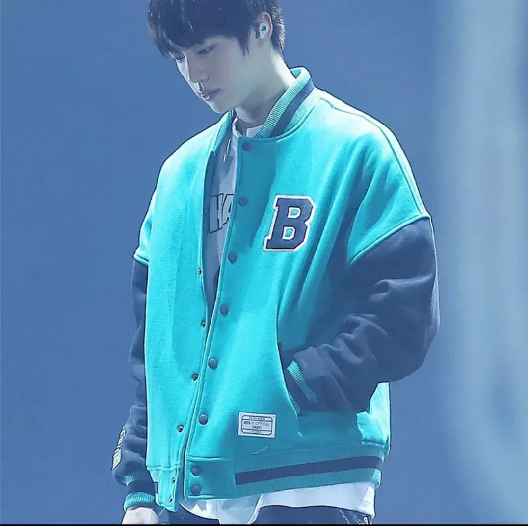Bts bulletproof youth group Jin Taiheng с мальчиков армейская бейсбольная форма на молнии для