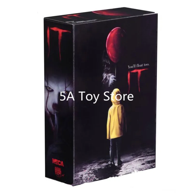 NECA Stephen King's It Pennywise Джокер фигурка игрушки куклы Фигурки Коллекционная модель