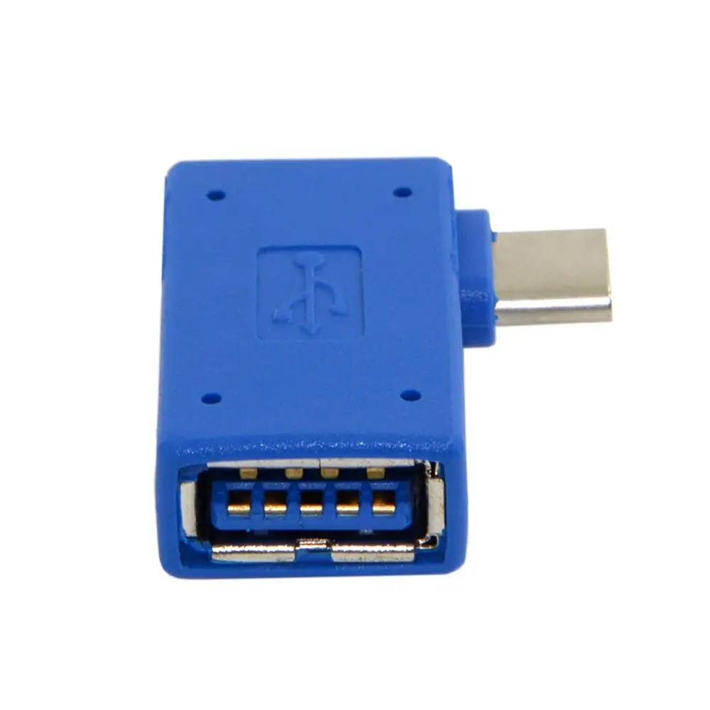 USB C Type к 3 0 Женский OTG адаптер 90 градусов прямоугольный для ноутбука и сотового