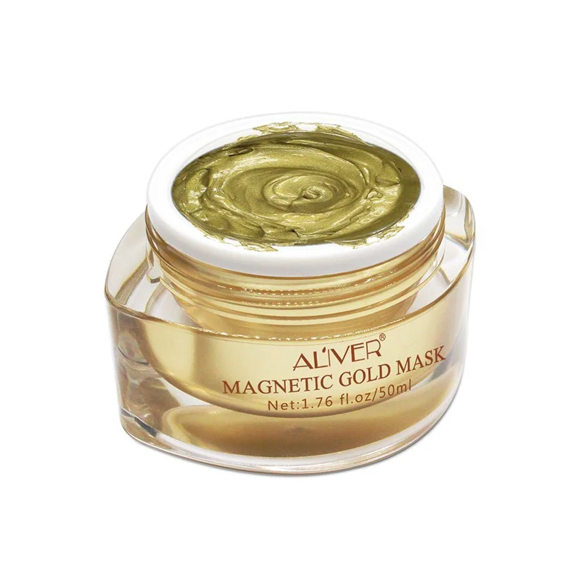 Женская Золотая маска для ухода за лицом увлажняющая грязевая пора Detox магнитная