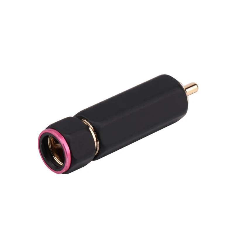Линейный RCA штекер PR 109 с позолотой замок лотоса разъем сигнальной линии разъемы