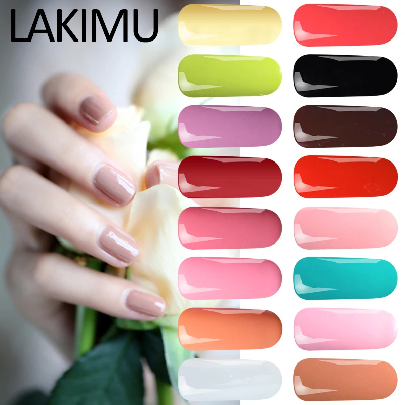 Lakimu одношаговый 3 в 1 УФ гель для ногтей Полупостоянный Гель лак маникюра лаки