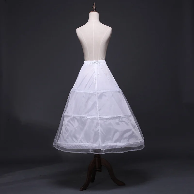 In Stock 3 Hoops Petticoats for wedding dress Wedding Accessories Free Shipping Crinoline Cheap Underskirt For Ball Gown |
