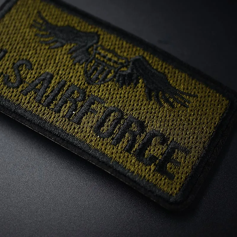U.S AIRFORCE Size:4.5x9.0cm Badges Iron On Patches Badge Embroidery Patch Applique Clothes Clothing Sewing Supplies Decorative | Дом и сад