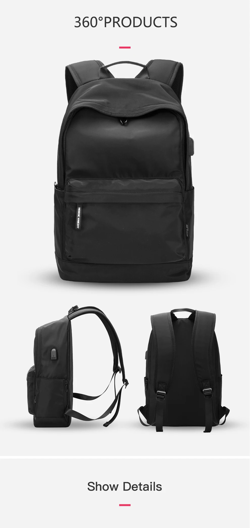Героический рыцарь мужской рюкзак сумка бренд 15 дюймов ноутбук Mochila для мужчин водонепроницаемый рюкзак школьный рюкзак wo для мужчин