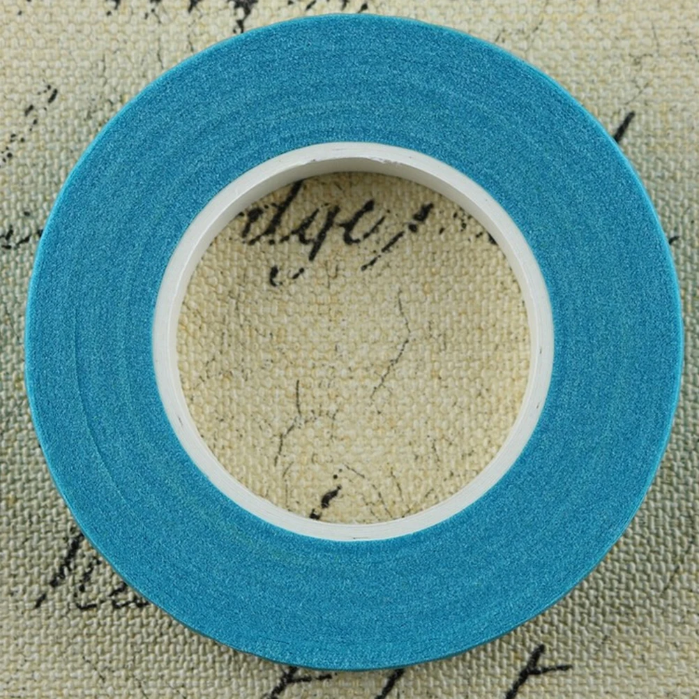 Синий 30 ярдов 12 мм корсажи Buttonhole искусственный цветок обертывание флорист Цветочная лента для ствола многоразовая оберточная бумага - Цвет: Синий