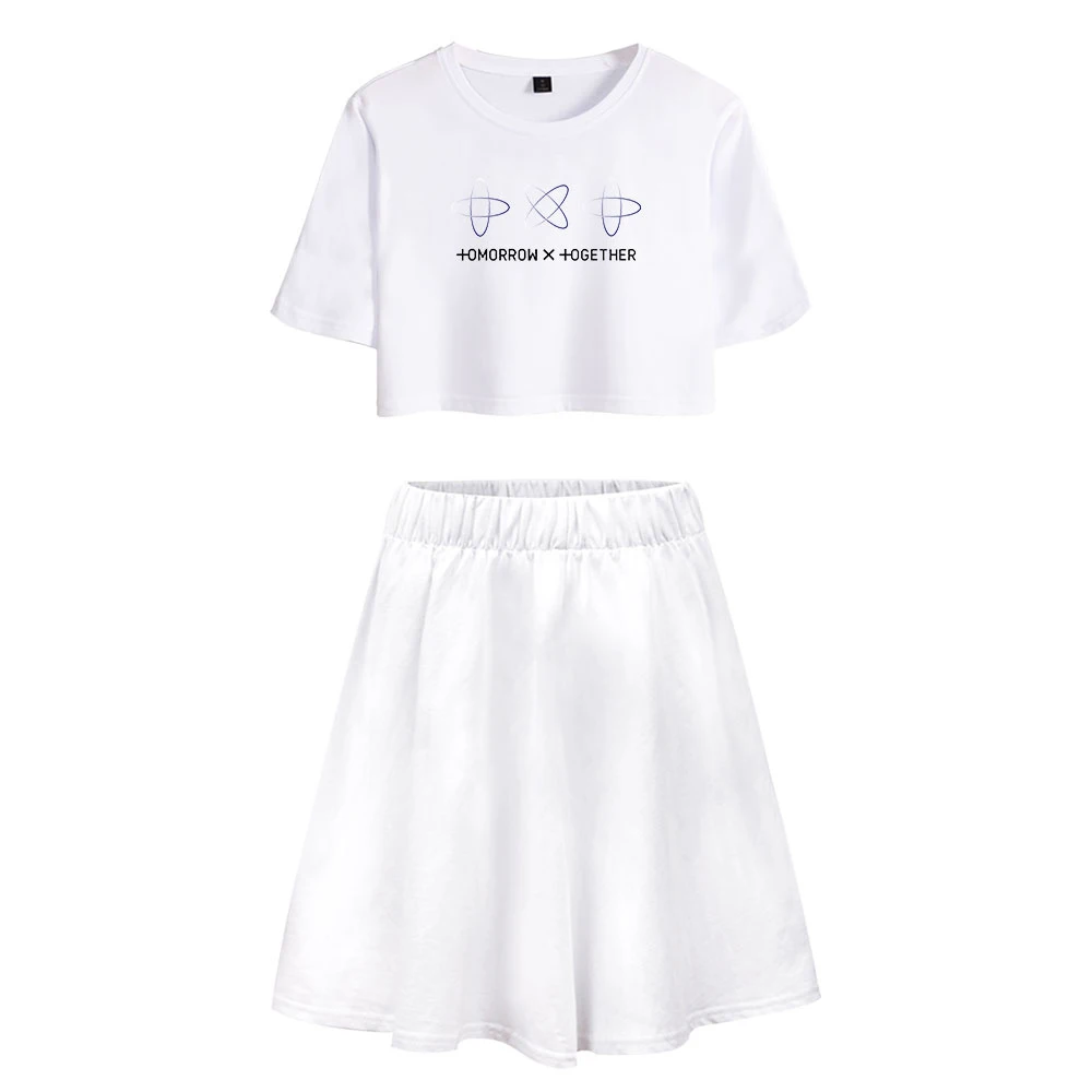 TXT SHEIN модный сексуальный крутой комплект из двух предметов короткий рукав +