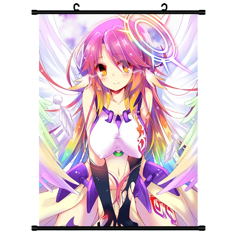 Японский аниме без игры напечатанной жизни Декор настенная прокрутка постер